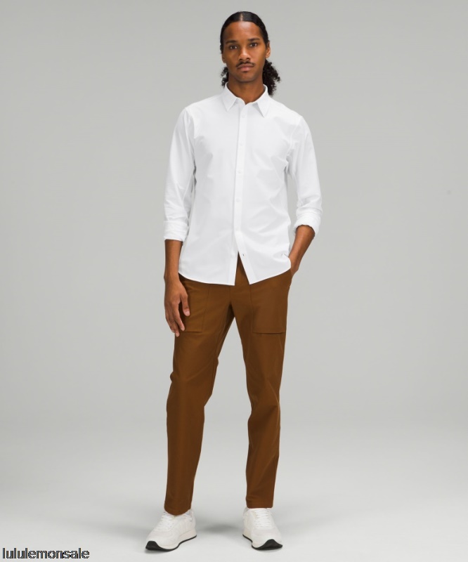 Lululemon Verkauf DELULU607 | Lululemon Deutschland Weißes New Venture Langarmshirt